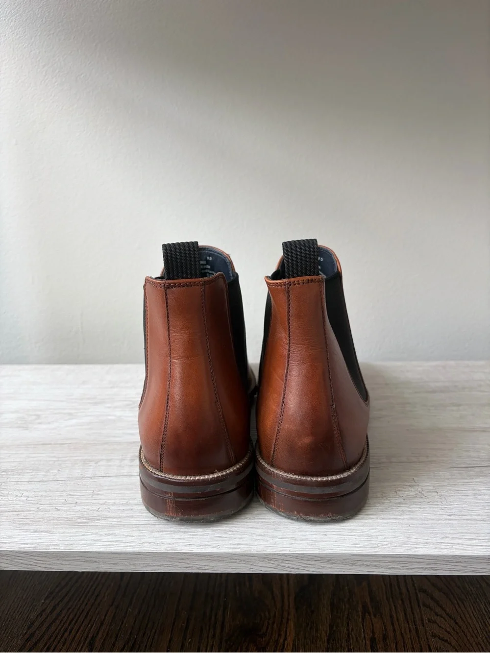 Men's Cole Hahn Brown Leather Chelsea Boots